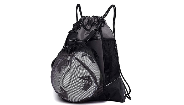 Sports Sack with Detachable Ball Mesh Bag